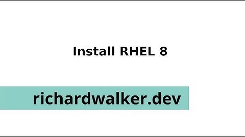 Installing Red Hat Enterprise Linux 8
