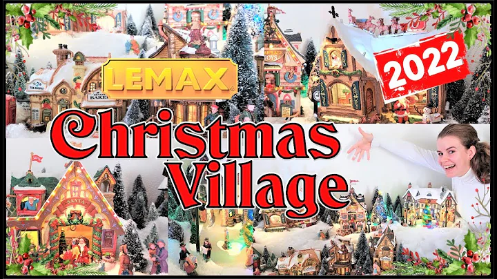 MAKE YOUR OWN MAGICAL CHRISTMAS VILLAGE FOR 2022 + SUPER EASY MADE LEMAX CHRISTMAS VILLAGE + NEW CHR