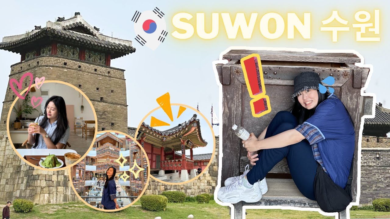 1,5h from Seoul, is SUWON underrated or overrated? 🤔 | Hwaseong Fortress, Palace, Starfield Library