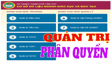 Cách phân quyền và tạo tài khoản cho giáo viên trên cơ sở dữ liệu.