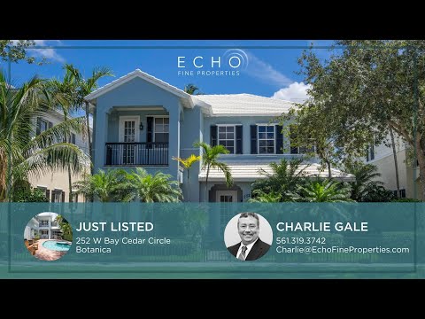 252 W Bay Cedar Circle, Jupiter, FL home video tour