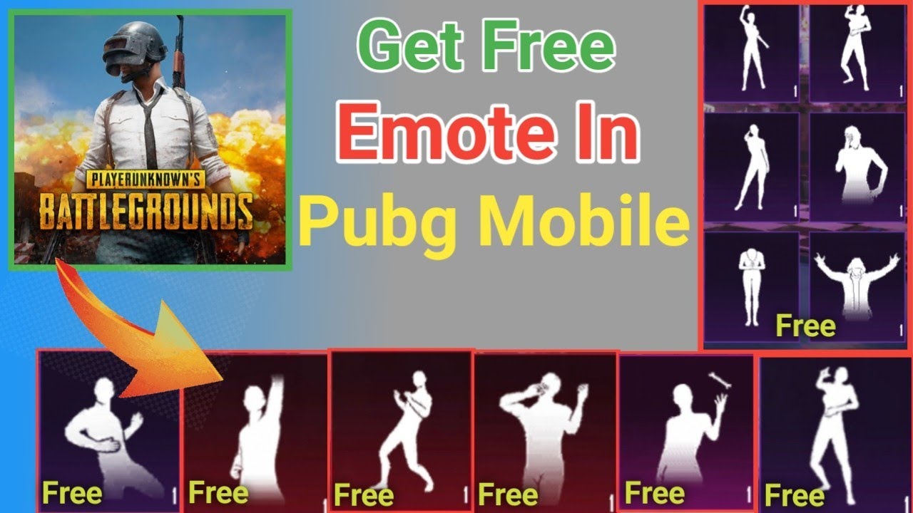 How To Get Free Emote In Pubg Mobile BGMI main