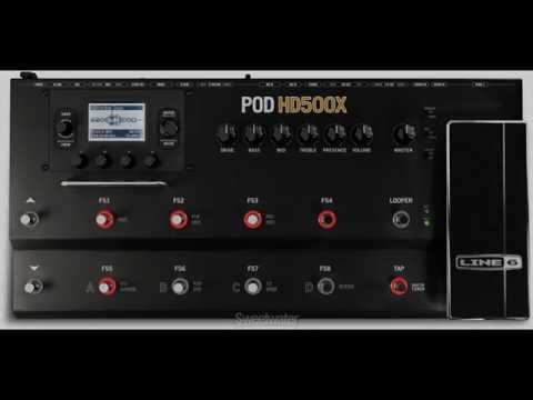 POD HD500X बनाम POD HD500