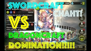 CHAHT DOMINATION!!! Master of WARD - Swordcraft vs Dragoncraft