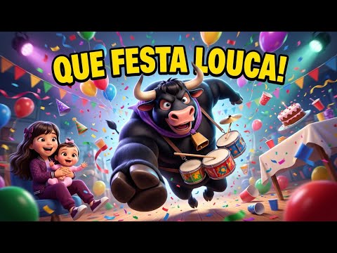 Música Infantil BOI DA CARA PRETA | A Criançada Saiu Correndo! 😂🎵