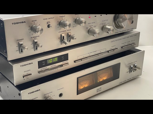 eBay Listing: Toshiba SY-665, ST-665, SC-665 Amp - PreAmp - Stereo