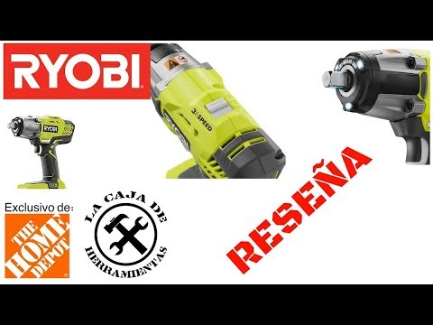Pistola de impacto Ryobi 18v - YouTube