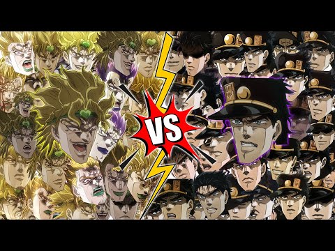 DIO VS Jotaro meme compilation