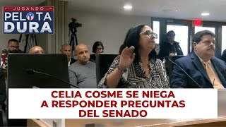 CELIA COSME SE AMPARA A LA QUINTA ENMIENDA