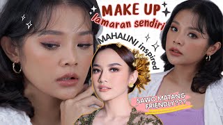 MAKEUP LAMARAN SENDIRI : RECREATE MAHALINI LAMARAN LOOK DI KULIT SAWO MATANG | RIRIEPRAMS