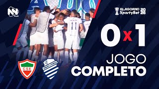 CSE 0 X 1 CSA - 01/02/26 | ALAGOANO 2026 | #LIVE