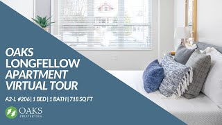 Oaks Minnehaha Longfellow Virtual Tour | A2-L #206 | 1 Bed | 1 Bath | 718 Sq Ft | Minneapolis, MN