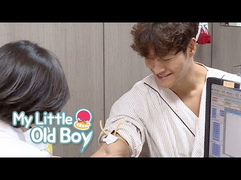 Kim Jong Kook  is Got a Nice Arm To Collect Blood From [My Little Old Boy Ep 108]