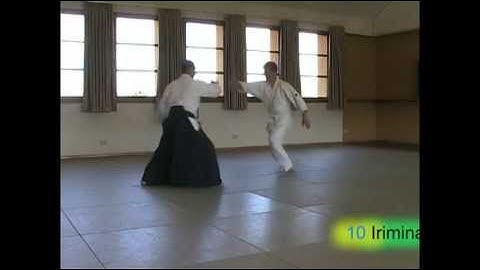 Iriminage. Katatetori Aihanmi. Tenkan Sabaki