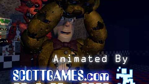 [FNAF] Springlock Failure Scene But Animated By Scott Cawthon - FNAF 10th Anniversary Special
