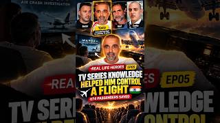 He wasn’t a Pilot… but a tv series helped him control the flight!  ✈️😳 #flight #shorts