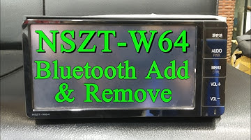 NSZT-W64  Player Bluetooth  Add & Remove || Toyota NSZT-W64 || Bangla Review || Sheikh Tamim 017