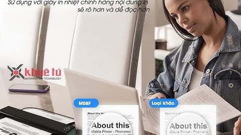 Máy In Khổ A4 Di Động M08F | Giới Thiệu Và Hướng Dẫn In Từ Điện Thoại  #m08f