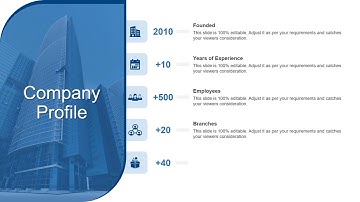 Company Profile PowerPoint Presentation Slide | Kridha Graphics