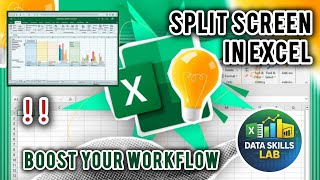 Split screen in Excel | Excel tutorial | DataSkillsLab 