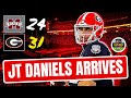 JT Daniels Carries UGA - Rapid Reaction (Late Kick Cut)