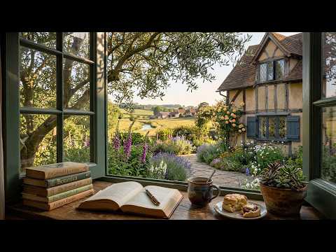 cozy spring morning in the countryside 🌷 relaxing piano and gentle birdsong for studying