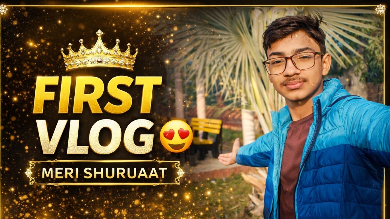 Mera Pehla Vlog 😍 | First Time Camera Ke Samne | The Sufyan Era