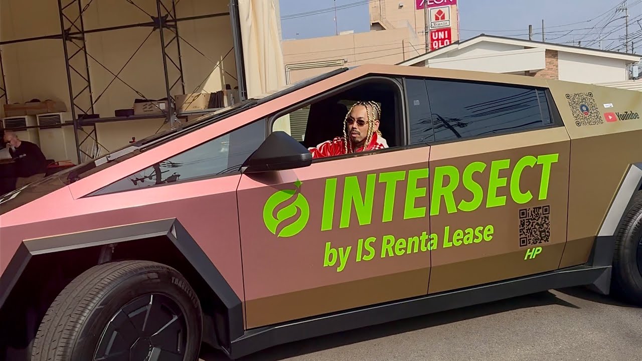 テスラ.サイバートラックを日本で一番最初に運転したラッパー【SHO - Cybertruck MV裏側映像特別公開】 車紹介あり⚡️⚡️⚡️