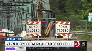 Upper Valley Connecticut River bridge to reopen mid-November