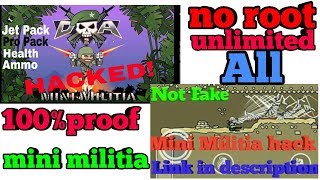 How to hack|| mini militia ||game in any phone //no root 100%proof free for all screenshot 5