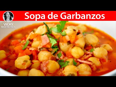 Video: Sopa De Puré De Patatas Crujientes De Garbanzos