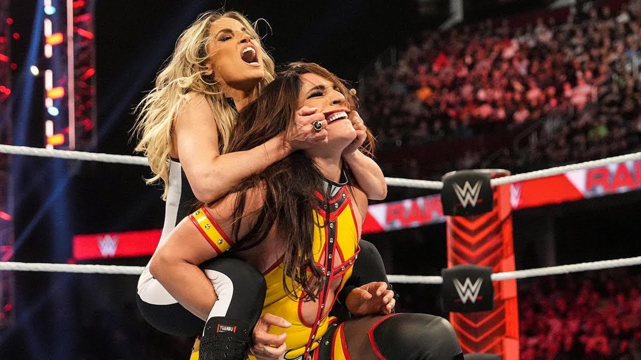 Becky Lynch Attacks Trish Stratus & Zoey Stark on WWE Raw (Jun. 19, 2023) - YouTube