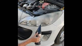 Ankara Buharlı Far Temizleme - Peugeot 308