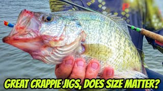 GREAT CRAPPIE JIGS- Does Size & Colour really matter?