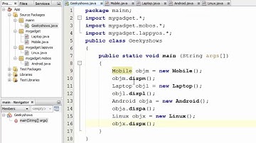 167. Example of Package Hierarchy in Java Programming (Hindi)