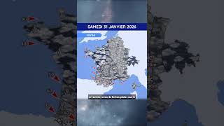 Météo du Samedi 31 Janvier au Lundi 2 Février 2026