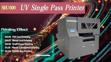 Single pass UV printer, high speed digital printing machine, Various advertising logo printing
