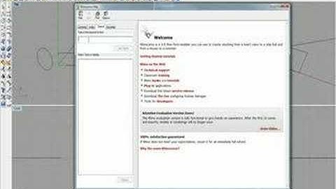 Rhino 3D CAD Video 2 | Rhino Help Overview | CAD Video