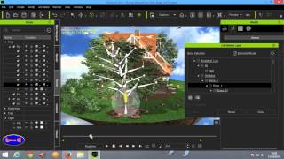 Tutorial iClone 6 Botanical Plant Trees Wind PysicX Motion with Rigid Rig Animation