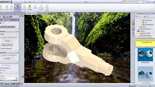 SolidWorks Tutorial in Tamil 72 : Rendering | Material And Rendering