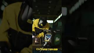 Plasma cutting with Thermal Dynamics Cutmaster 30+ #shorts