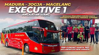 LINE PERDANA DARI SUMENEP TUJUAN JOGJA MAGELANG‼️ Launching Rute Baru Gunung Harta Executive Class