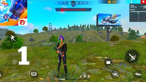 Free fire Max Game play part 1 Tutorial Battle Royale solo win(ios, Android Garena#zombiebhoot