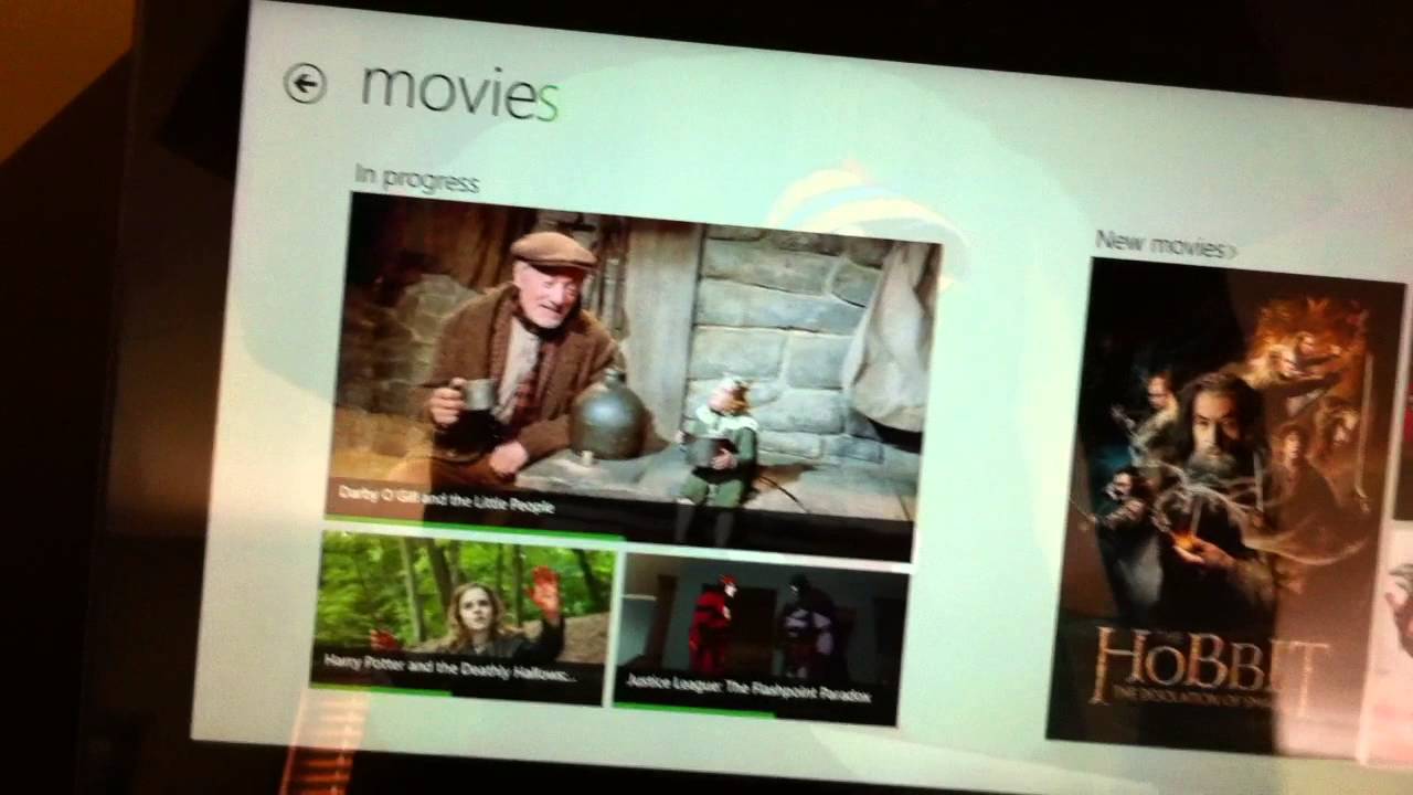 Playing a movie to the Xbox One from Media Browser 3 using the Windows 8 app YouTube