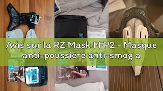 Avis sur la RZ Mask FFP2 - Masque anti-poussière anti-smog au charbon actif - certifié CE - étui et