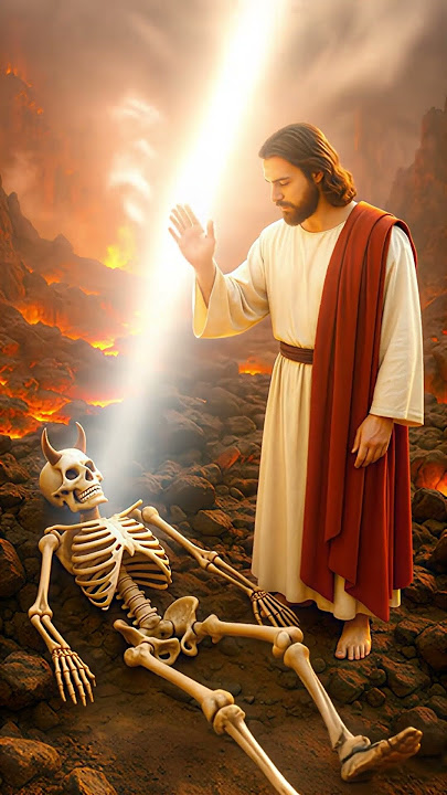 Jesus Revives a Fallen Angel in the Heart of Hell