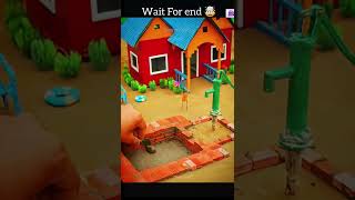 Mini Brick Pool Build That Looks SO Real! 😱#MiniPool #TinyBuild #Satisfying #MiniBricks #ViralShorts