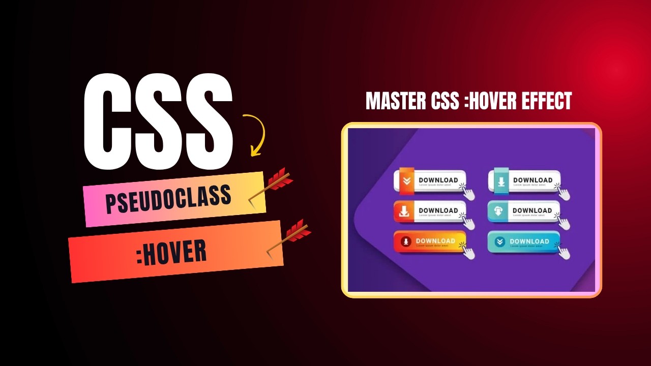 HTML & CSS Full Course 2026 β Lesson 20A: CSS Hover Effects Explained ...
