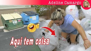 Thumbnail for Dumpster recheado pulei pra dentro e fiz a compra gratis nessa loja