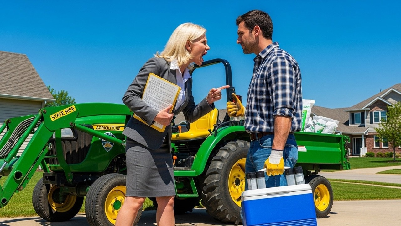 HOA Karen Demanded My Tractor For Her Fall Cleanup, Didn't Know It Belongs To The State